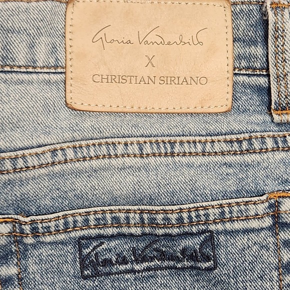Gloria Vanderbilt x Christian Siriano Jeans Juniors 10 Mid Rise Miles Straight - Picture 2 of 14